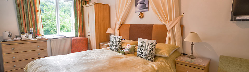 bedroom with en-suite facilities in betws-y-coed